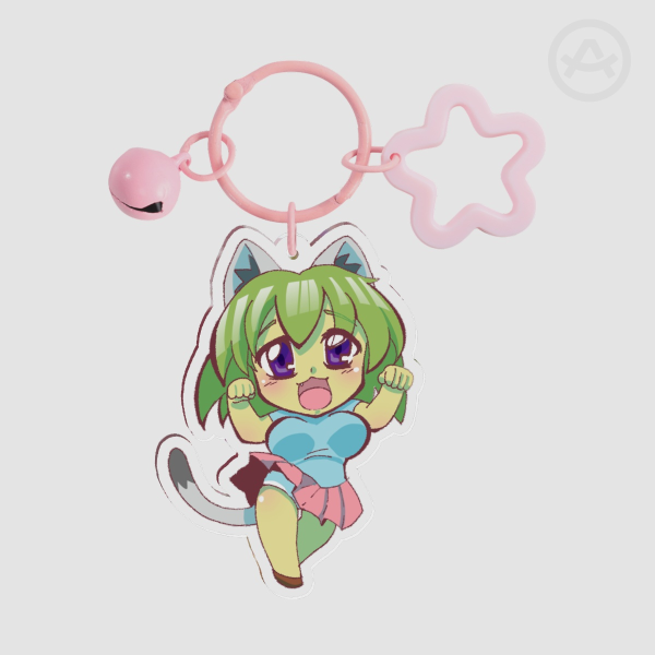 Raku-Chan Acrylic Keychain