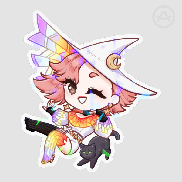 Chibi Prism & Cosmei Holographic Sticker