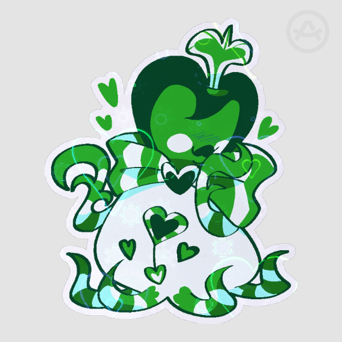 King of Hearts Deltarune Stickers