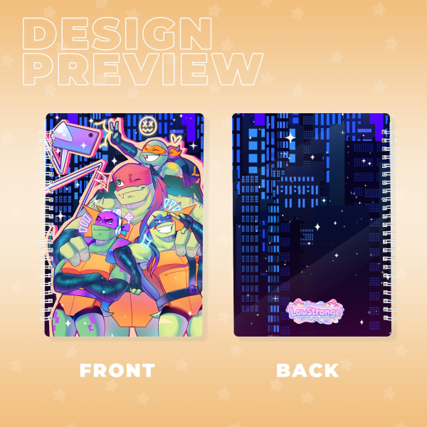 ROTTMNT- PVC Double-side Spiral Notebook A5
