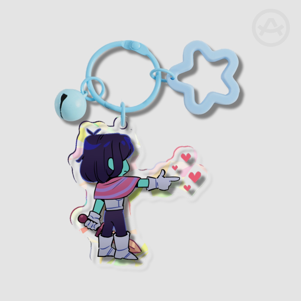[DELTARUNE - KRIS] Broken Glass Keychain