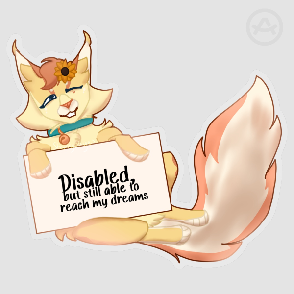 Skye Disability Sticker | Disabled Pride Collab