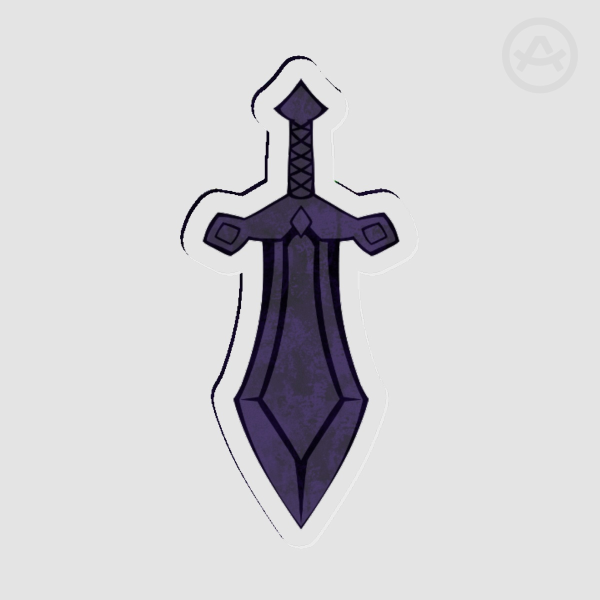 Darkheart Acrylic Pin