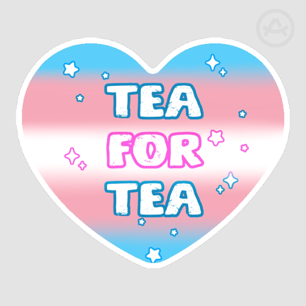 Tea For Tea Die Cut Stickers