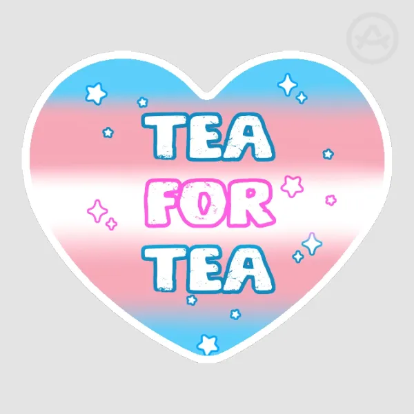 Tea For Tea Die Cut Stickers