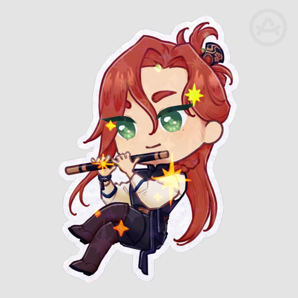 Chibi Lionel Holostar Sticker