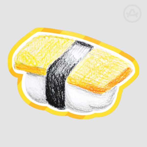 Tamago Sushi Sticker