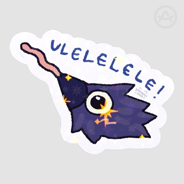 kawkaw deltarune sticker!