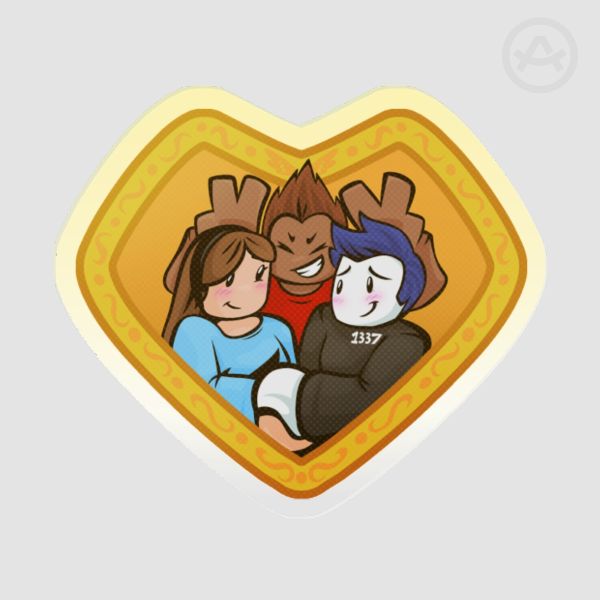 TLG Trio Acrylic Pin