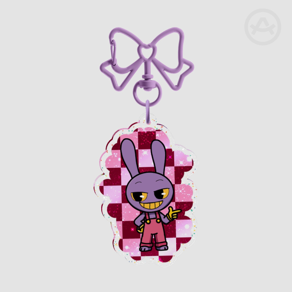Jax Glitter Acrylic Keychains