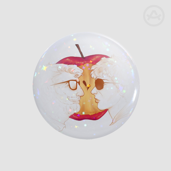 Apples For Isaac Pin Badge