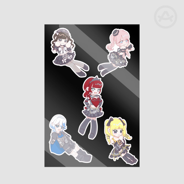 DaTuRa Sticker Sheet (chibi fullbody ver.)