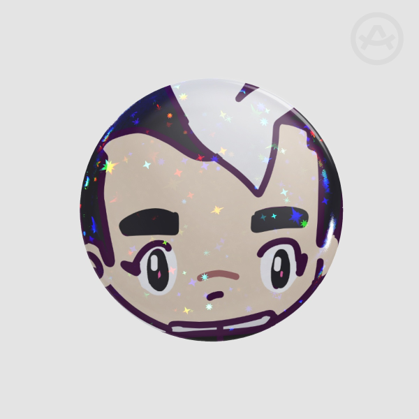 Chibi Kuron Shiro Button