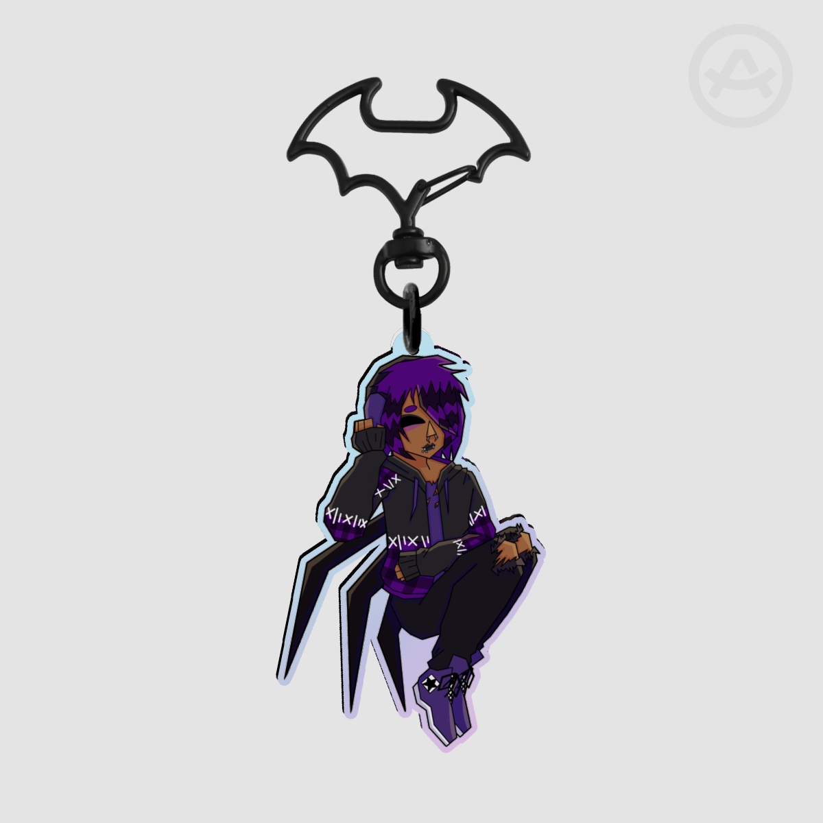 Fanon Virgil acrylic keychain