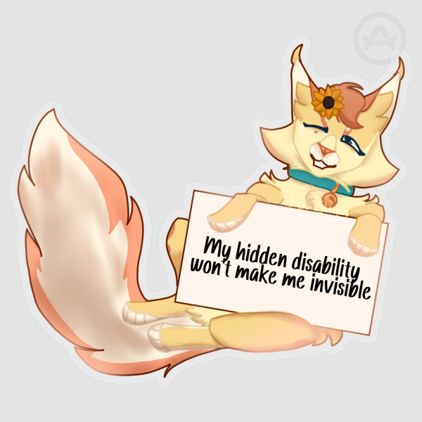 Skye Hidden Disability Sticker | Disabled Pride Collab