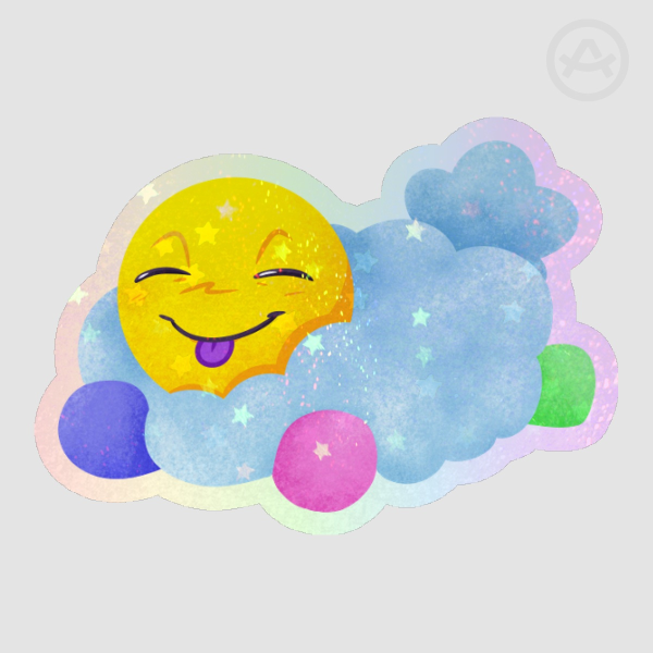 Baby SmileSlop Holographic Sticker