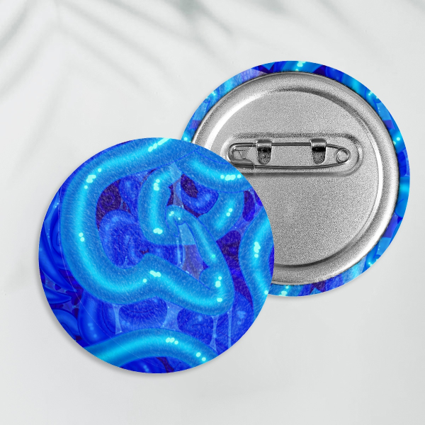 Plush Coiling Tentacles Badge