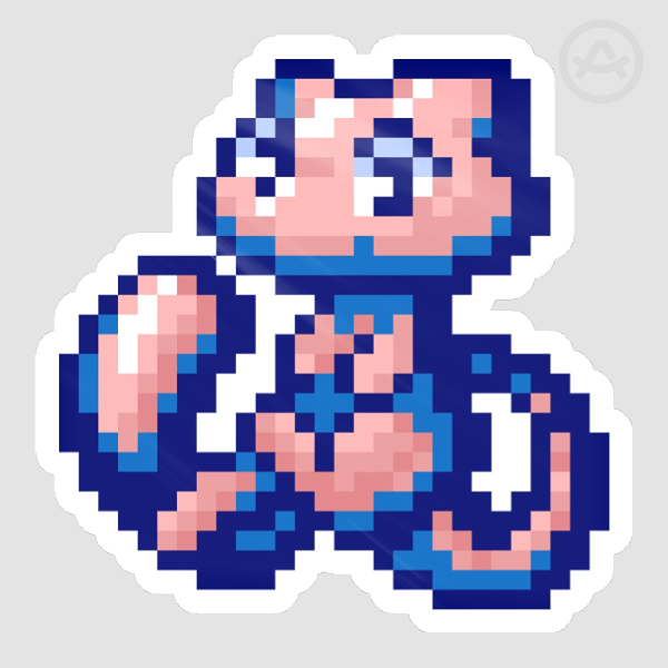 Mew Die Cut Sticker