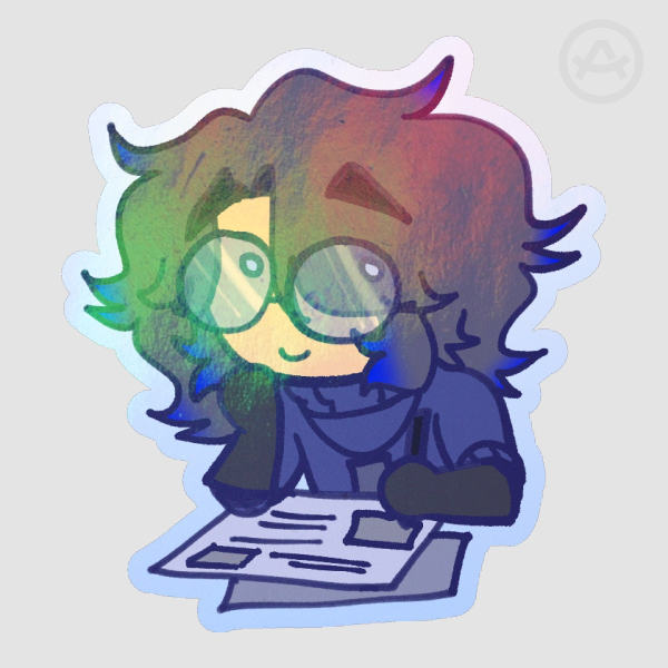 [ OC ] Alistair Lincoln || Holographic Sticker