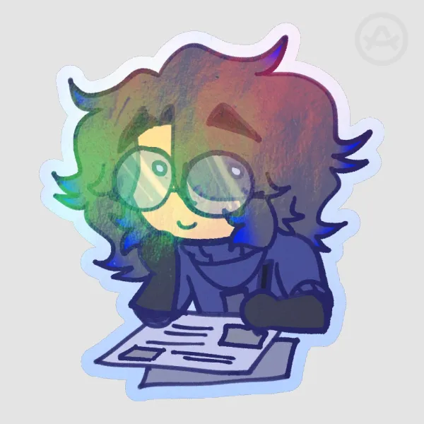 Alistair Lincoln || Holographic Sticker