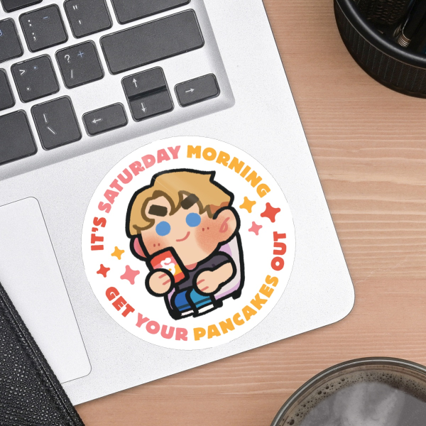 Smosh Reddit Stories - Get Your Pancakes Out Die-Cut Sticker [SMOSH]