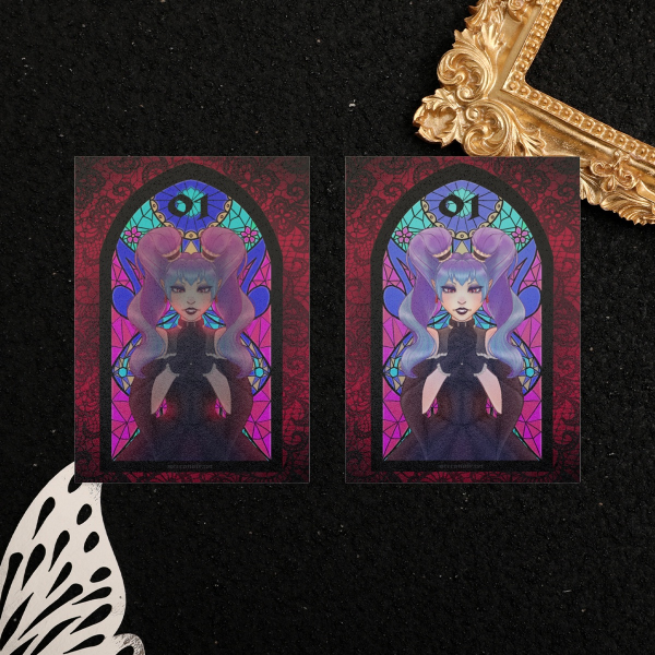 Vampire Hatsune Miku Pearl Paper Photocards