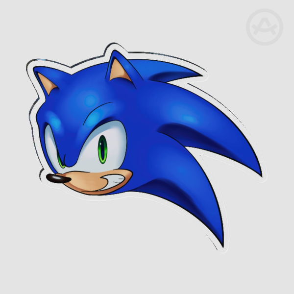 Sonic Acrylic Pin