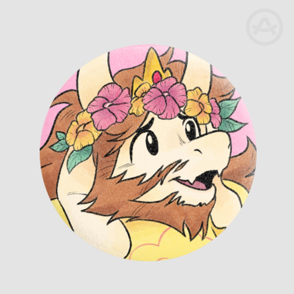 ✦ Asgore Plush Badge