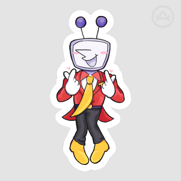 Lovey Dovey Tenna Sticker