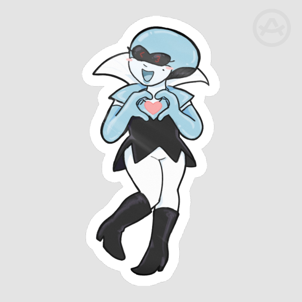 Lovey Dovey Queen Sticker