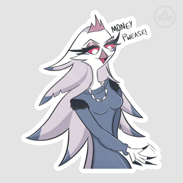 Money Please! Parks and Rec Stella 3" Glossy Sticker