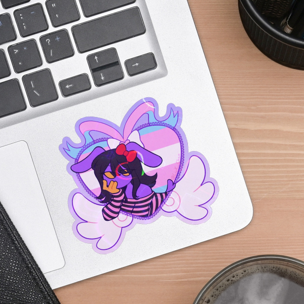 Jax (TADC) Colored Edge Die Cut Stickers