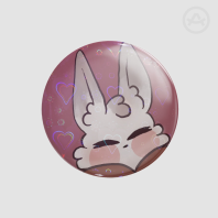 bunny | round badge