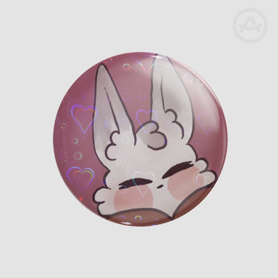 bunny | round badge