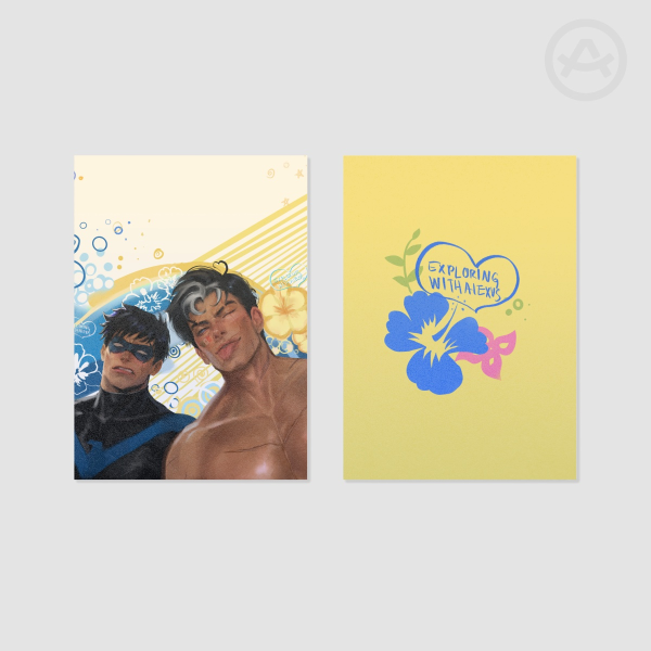 Nightwing and Red hood Photocard