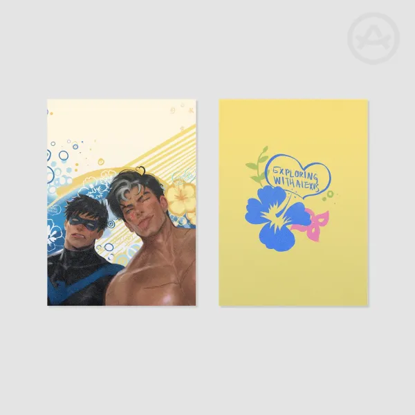 Nightwing and Red hood Photocard