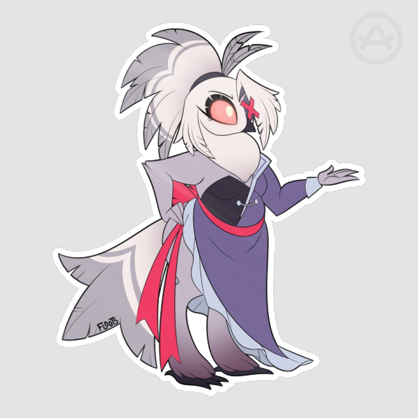 Hazbin Hotel - Goetia Vaggi Glossy Sticker