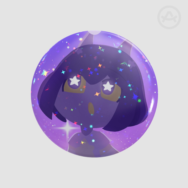 Stargazer Onyx Pin