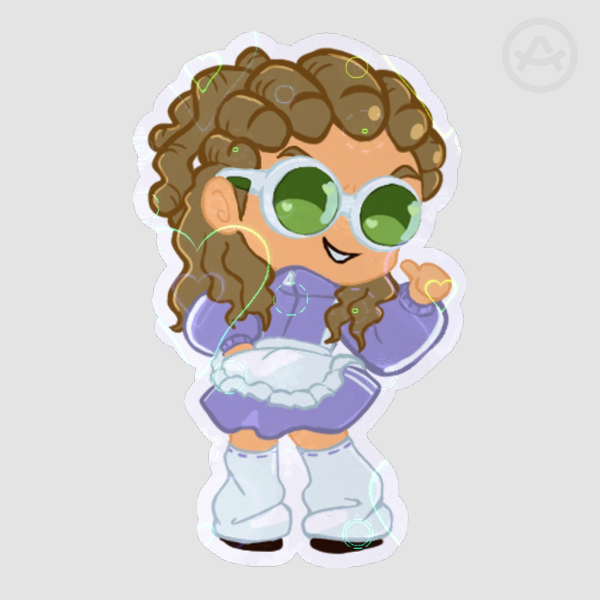 Jersey Maid Kidou Kantoku Chibi Sticker