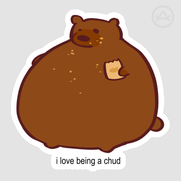Chud Bear Sticker