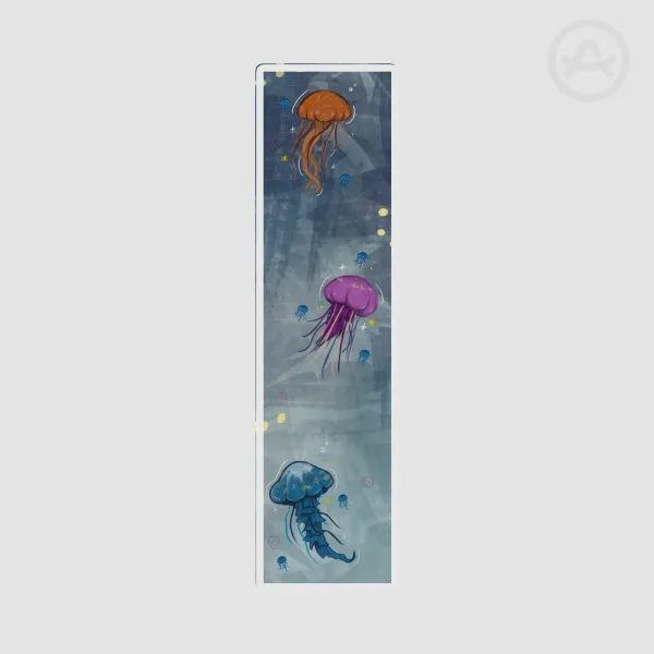 Jellyfish PET Plastic Bookmarks
