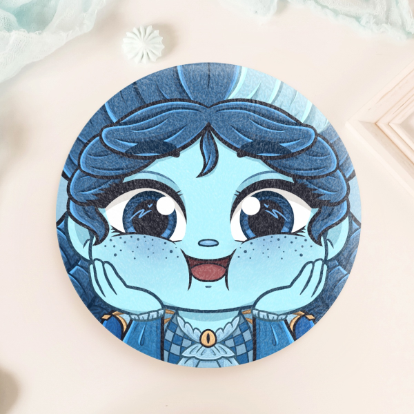 Frankelda 🩵 Plush Badg
