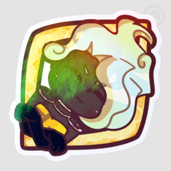[PM] King of Greed (Holographic Sticker)