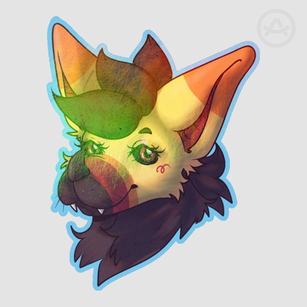 Ollie Headshot Sticker