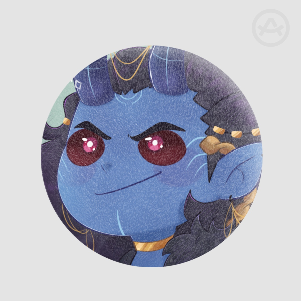 frost giant loki Plush Badges