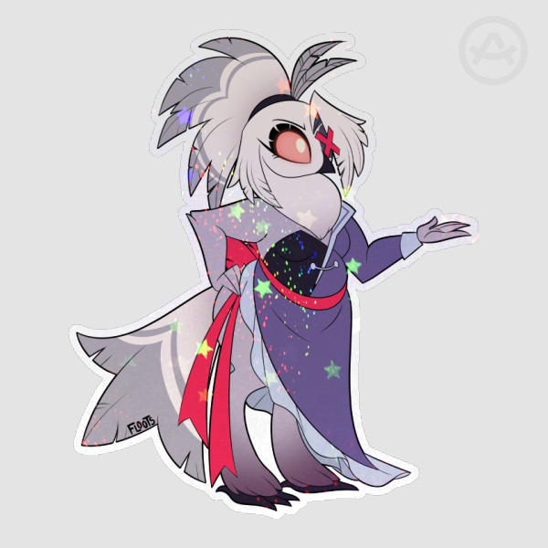 Hazbin Hotel - Goetia Vaggi Holo Star Sticker