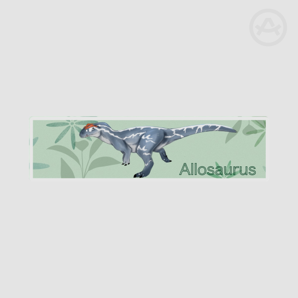 Allosaurus PET Plastic Bookmarks