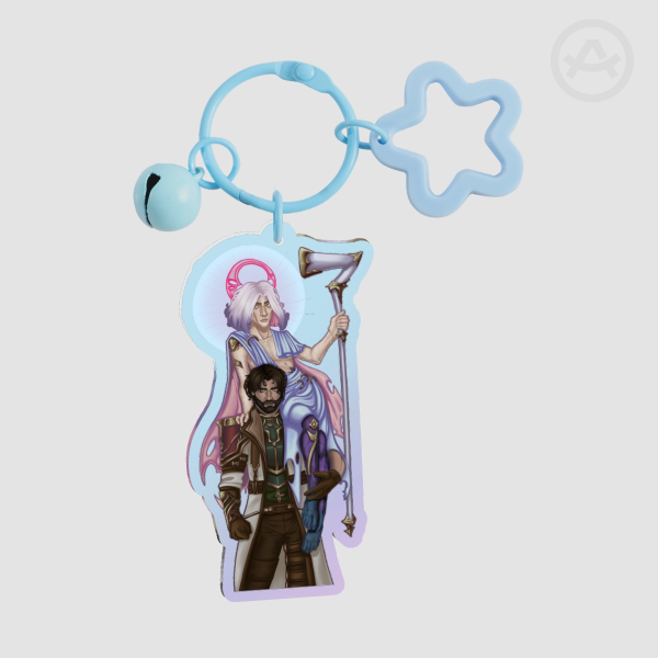 Arcane Survivor Jayce and Arcane Savior Viktor Rainbow Acrylic Keychain