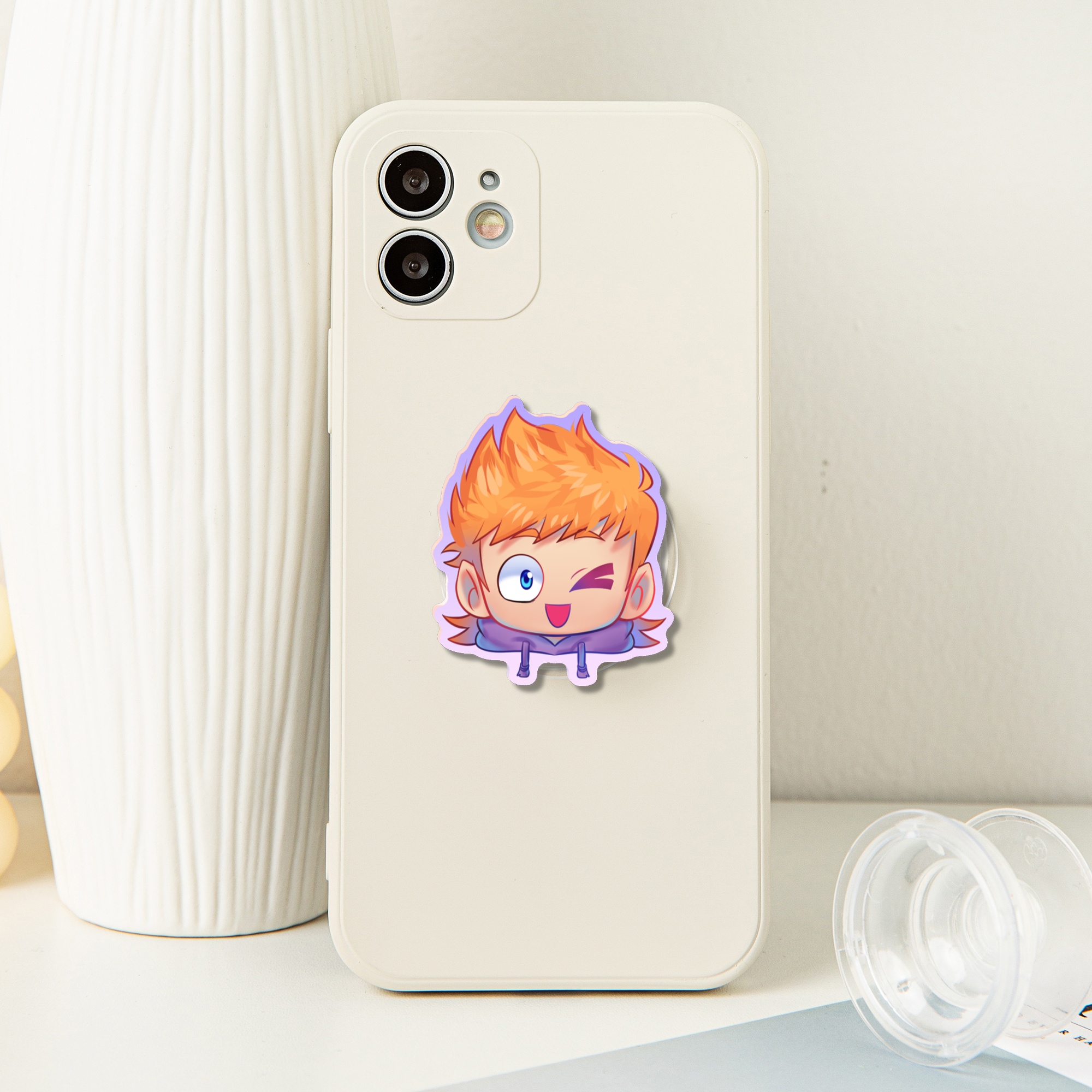 Matt Eddsworld // Acrylic Phone Holder - 1.96"(50mm)