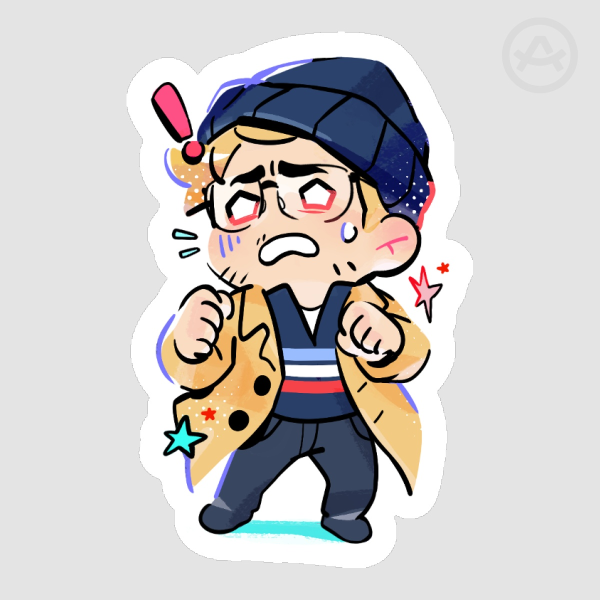 [PHM] Grace Running Die Cut Sticker